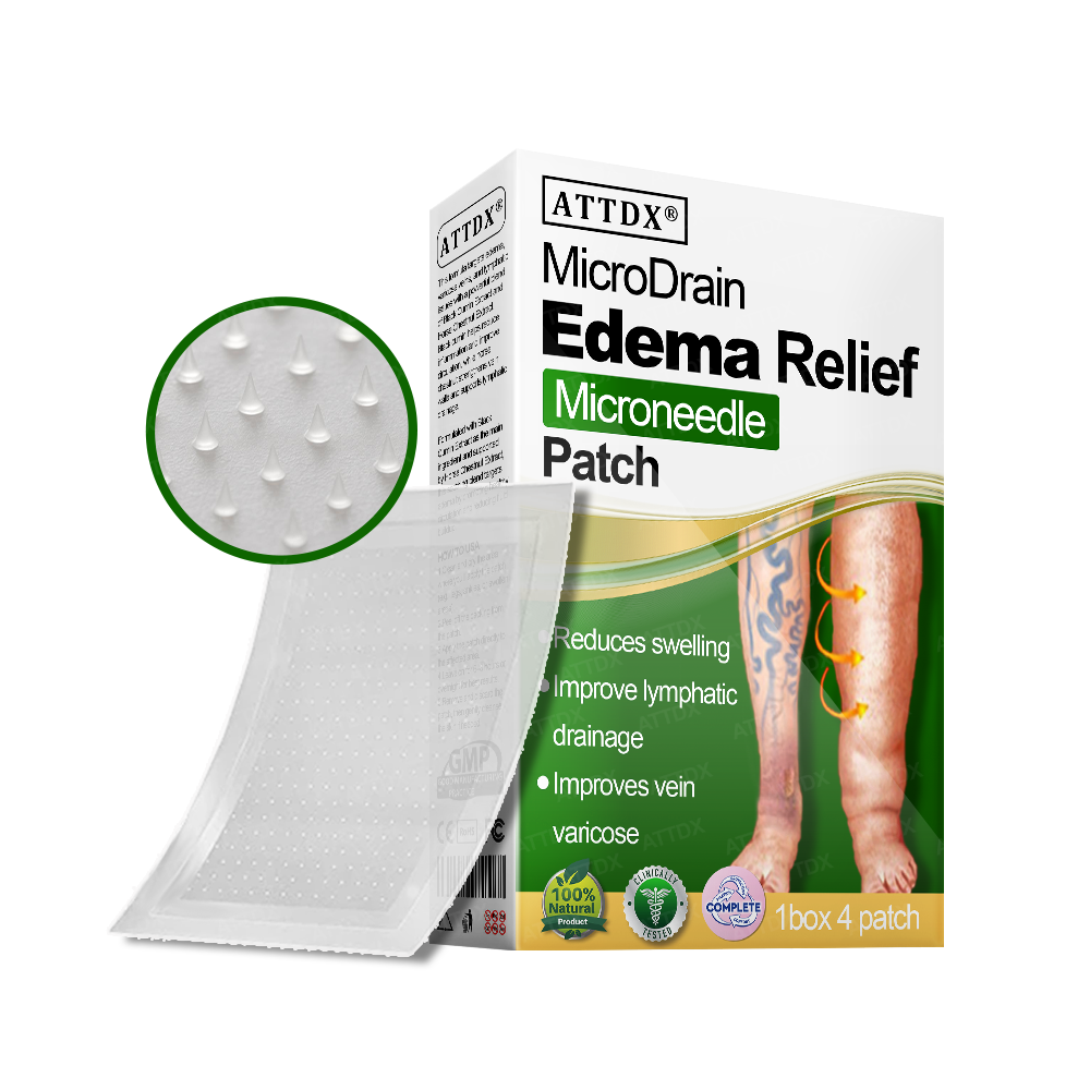 MicroDrain Edema Relief Microneedle Patch