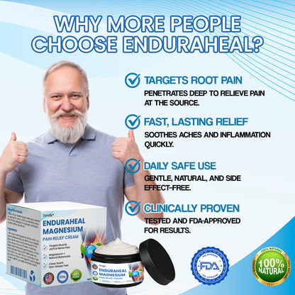 EnduraHeal Magnesium Pain Relief Cream (Treats Arthritis, Neuropathy, Rheumatism, Sports Injuries & More)