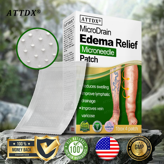 MicroDrain Edema Relief Microneedle Patch